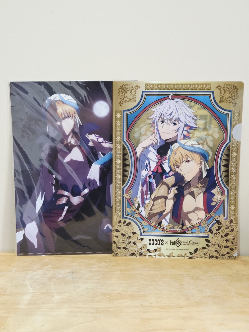 *3 for $30* Fate/Grand Order - Gilgamesh & Merlin Clear File Folder Set